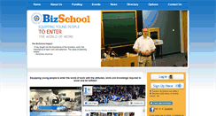Desktop Screenshot of bizschool.org.za