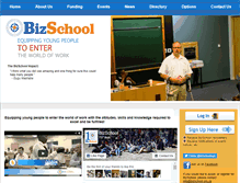 Tablet Screenshot of bizschool.org.za